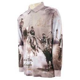 Equestrian gray full-piece sublimation custom-made 3 button Polo shirts Australia uniform industry design sublimation company P1322 Equestrian gray full-piece sublimation custom-made 3 button Polo shirts Australia uniform industry design sublimation company P1322